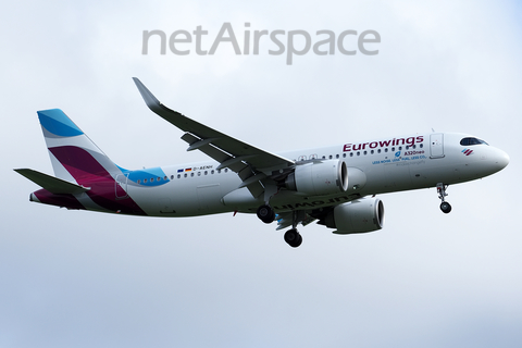 Eurowings Airbus A320-251N (D-AENH) at  London - Heathrow, United Kingdom