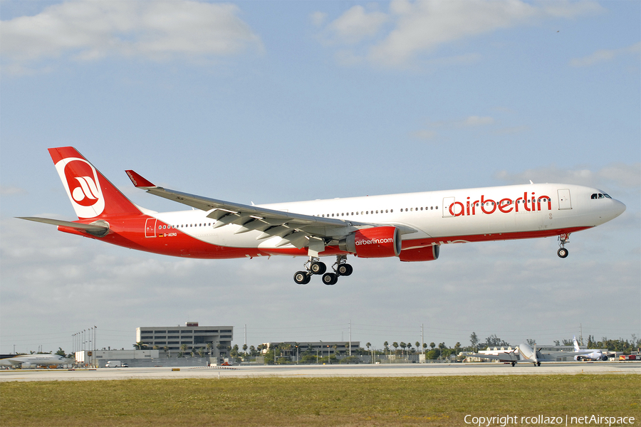 Air Berlin Airbus A330-322 (D-AERQ) | Photo 10240