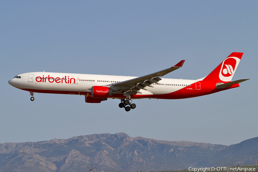 Air Berlin Airbus A330-322 (D-AERQ) | Photo 367135