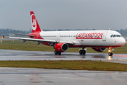 LaudaMotion Airbus A321-211 (D-AEUA) at  Hamburg - Fuhlsbuettel (Helmut Schmidt), Germany