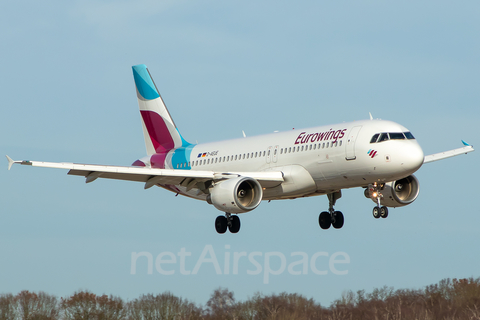 Eurowings Airbus A320-214 (D-AEUE) at  Hamburg - Fuhlsbuettel (Helmut Schmidt), Germany