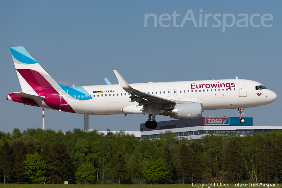 Eurowings Airbus A320-214 (D-AEWA) | Photo 107693
