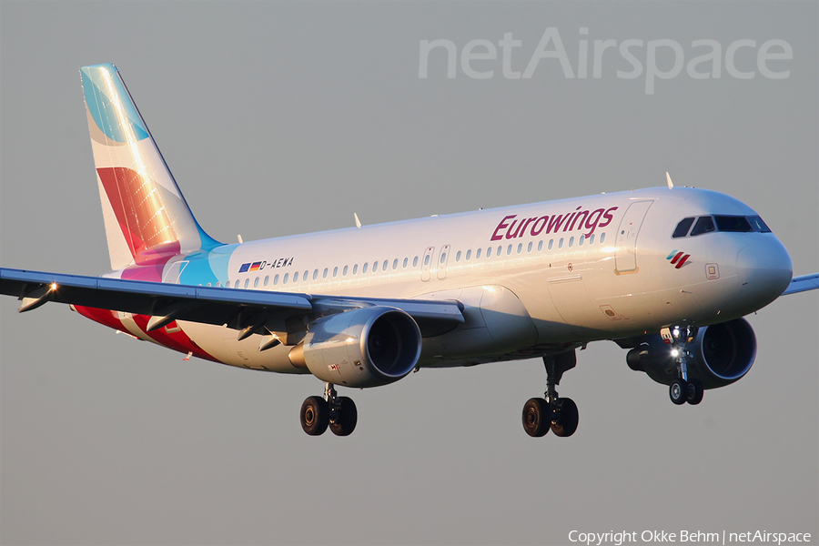 Eurowings Airbus A320-214 (D-AEWA) | Photo 107865