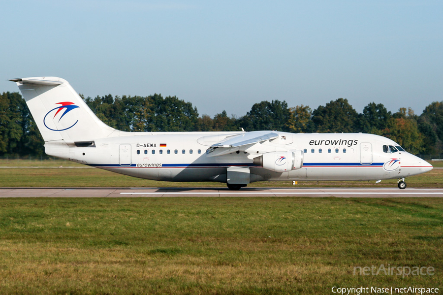 Eurowings BAe Systems BAe-146-300A (D-AEWA) | Photo 274516