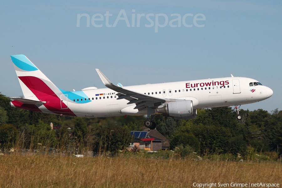 Eurowings Airbus A320-214 (D-AEWF) | Photo 396307