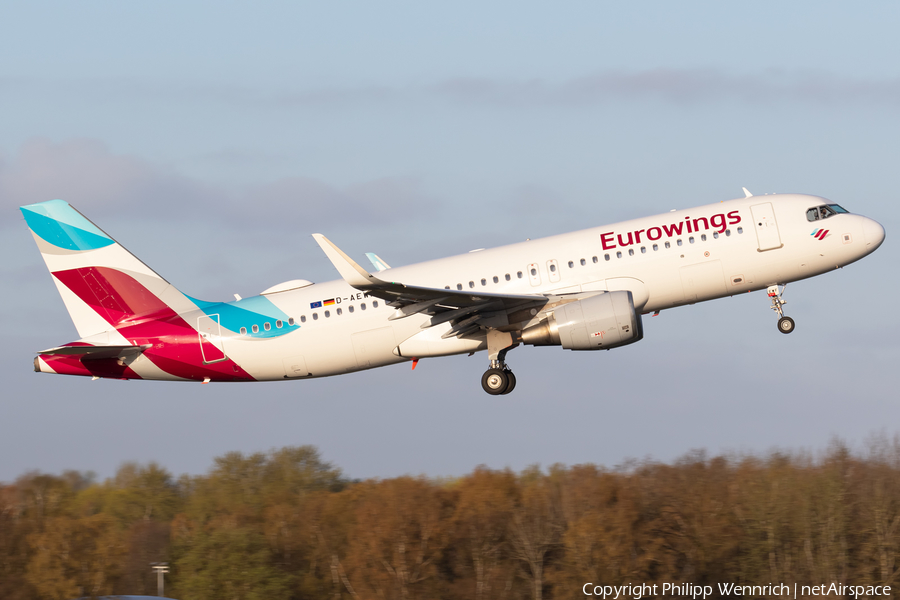 Eurowings Airbus A320-214 (D-AEWF) | Photo 443938