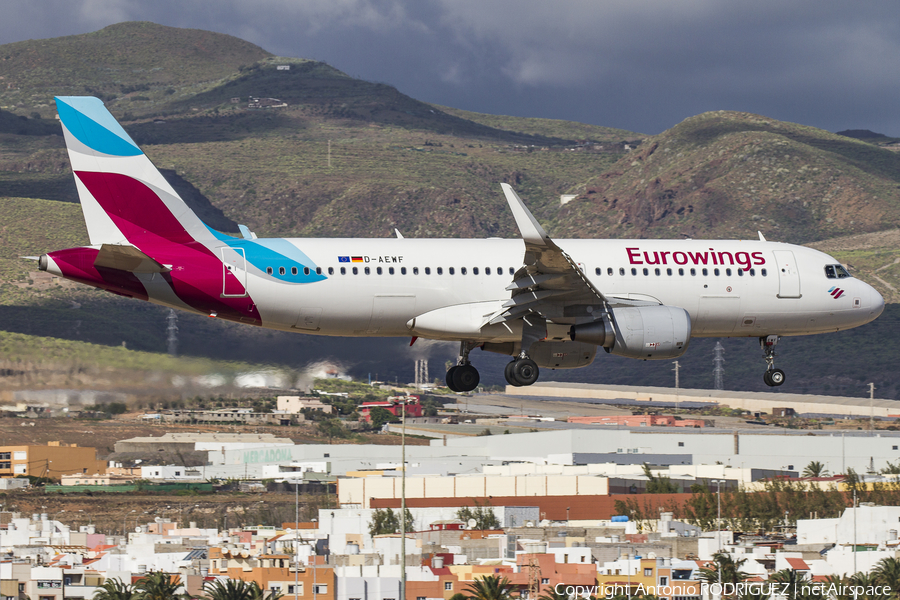 Eurowings Airbus A320-214 (D-AEWF) | Photo 141372