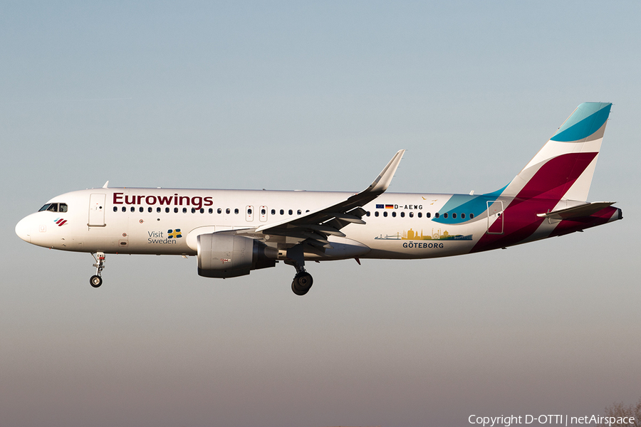 Eurowings Airbus A320-214 (D-AEWG) | Photo 136844