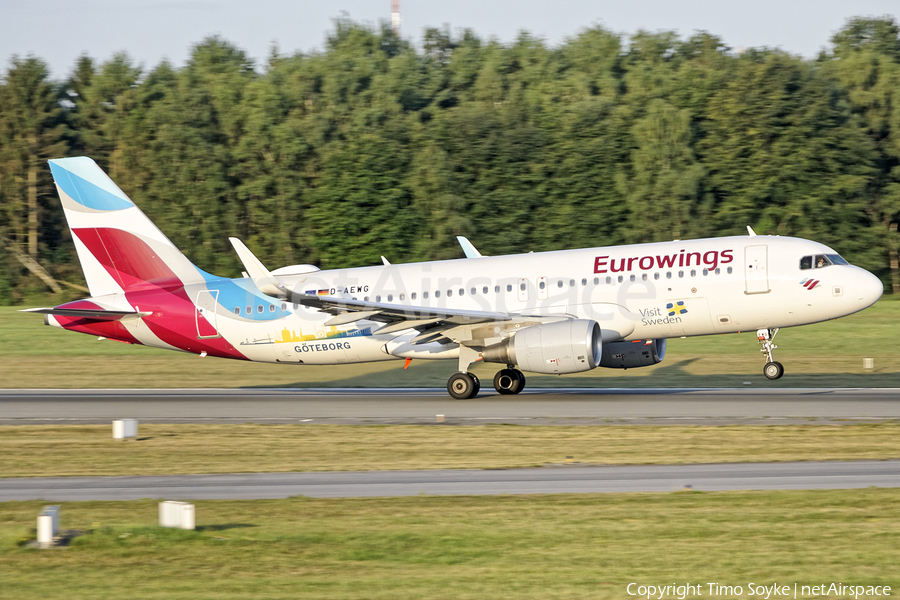Eurowings Airbus A320-214 (D-AEWG) | Photo 251678