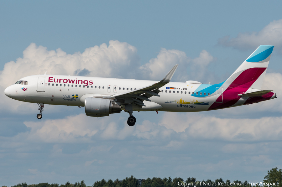 Eurowings Airbus A320-214 (D-AEWG) | Photo 262141