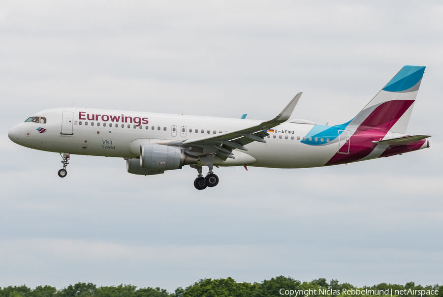 Eurowings Airbus A320-214 (D-AEWG) | Photo 323322