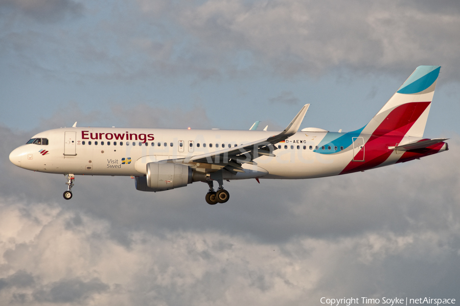 Eurowings Airbus A320-214 (D-AEWG) | Photo 345431