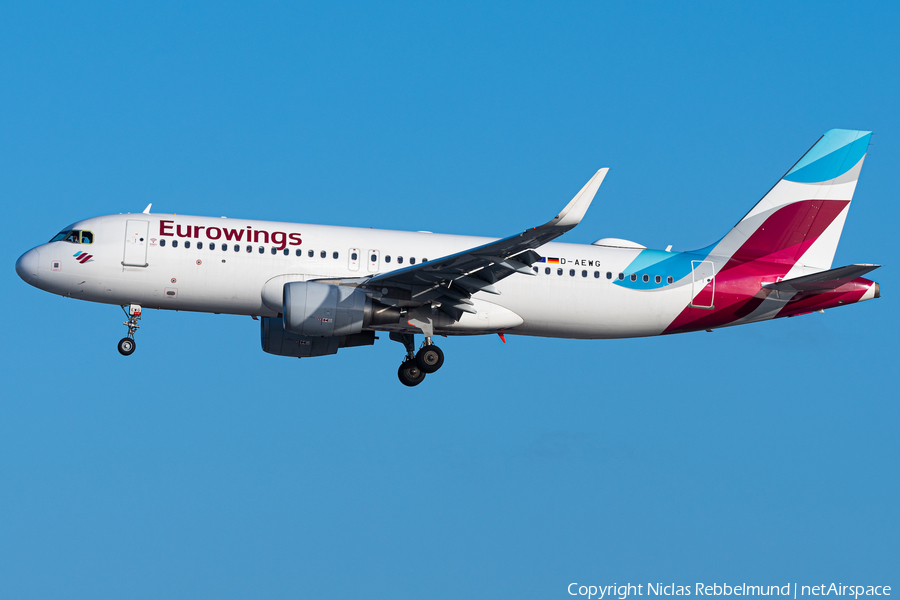 Eurowings Airbus A320-214 (D-AEWG) | Photo 368431