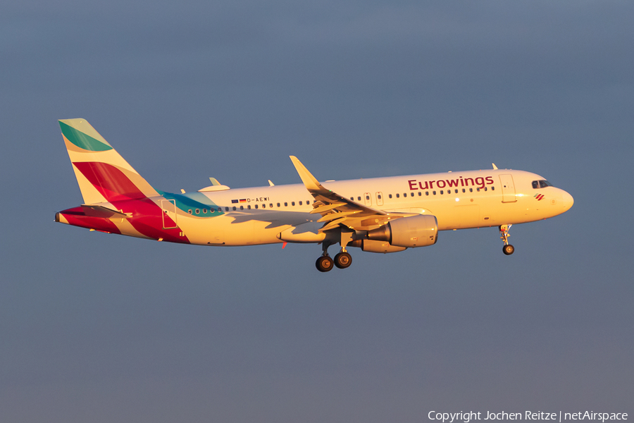 Eurowings Airbus A320-214 (D-AEWI) | Photo 393446