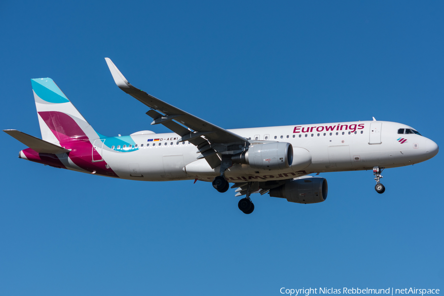 Eurowings Airbus A320-214 (D-AEWI) | Photo 228767