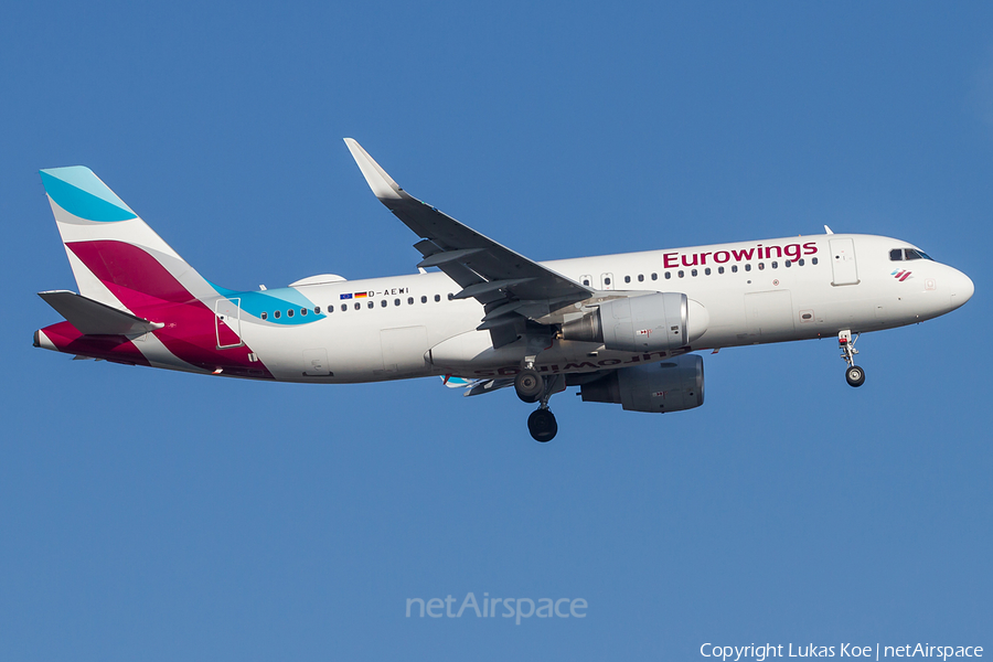 Eurowings Airbus A320-214 (D-AEWI) | Photo 233237