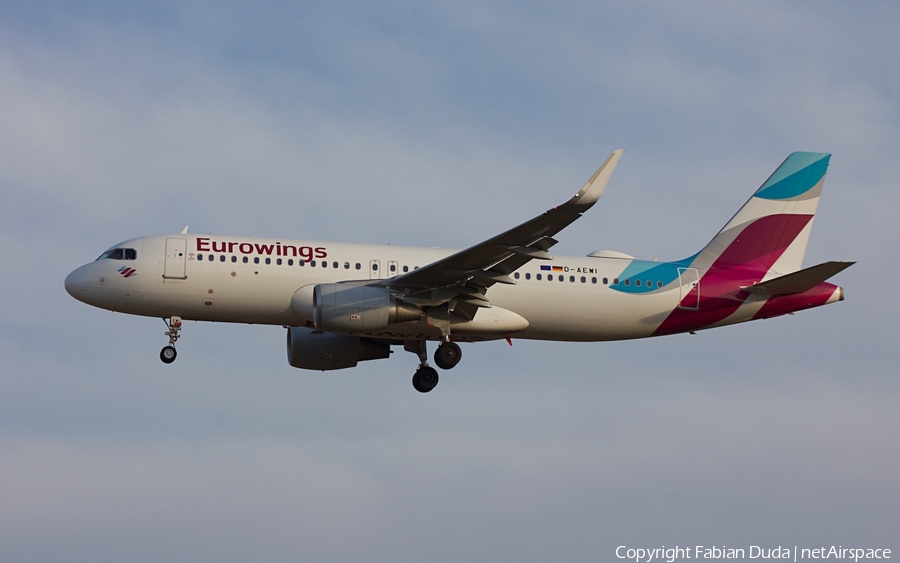 Eurowings Airbus A320-214 (D-AEWI) | Photo 268766
