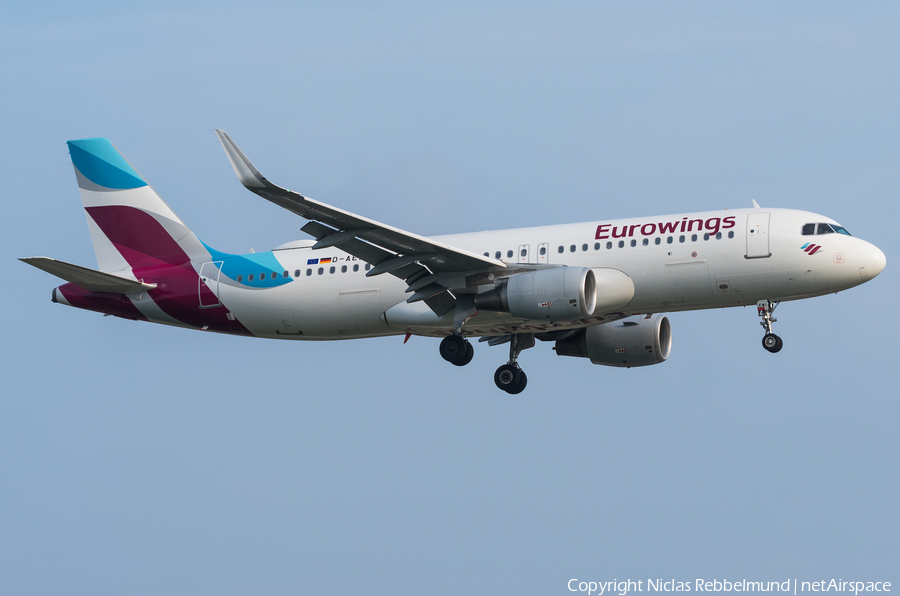 Eurowings Airbus A320-214 (D-AEWI) | Photo 309758
