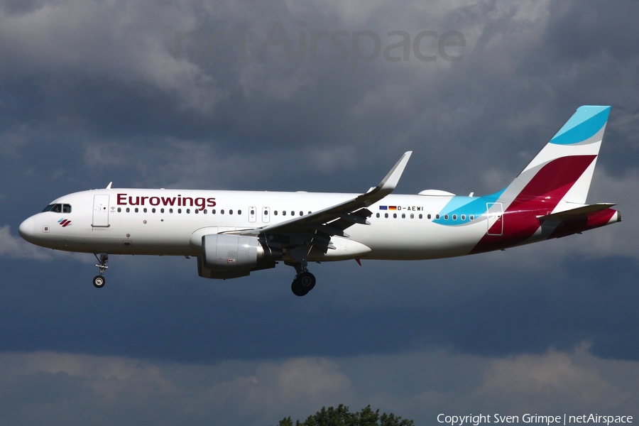 Eurowings Airbus A320-214 (D-AEWI) | Photo 520297