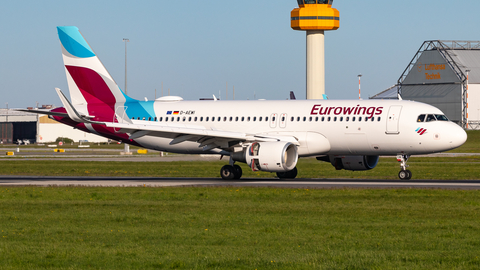 Eurowings Airbus A320-214 (D-AEWI) at  Hamburg - Fuhlsbuettel (Helmut Schmidt), Germany