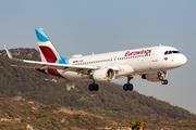 Eurowings Airbus A320-214 (D-AEWI) at  Rhodes, Greece