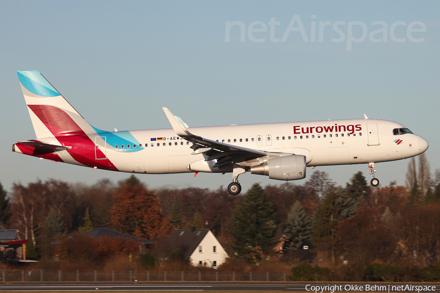 Eurowings Airbus A320-214 (D-AEWJ) | Photo 132795