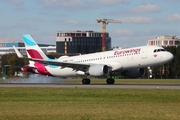 Eurowings Airbus A320-214 (D-AEWJ) at  Hamburg - Fuhlsbuettel (Helmut Schmidt), Germany