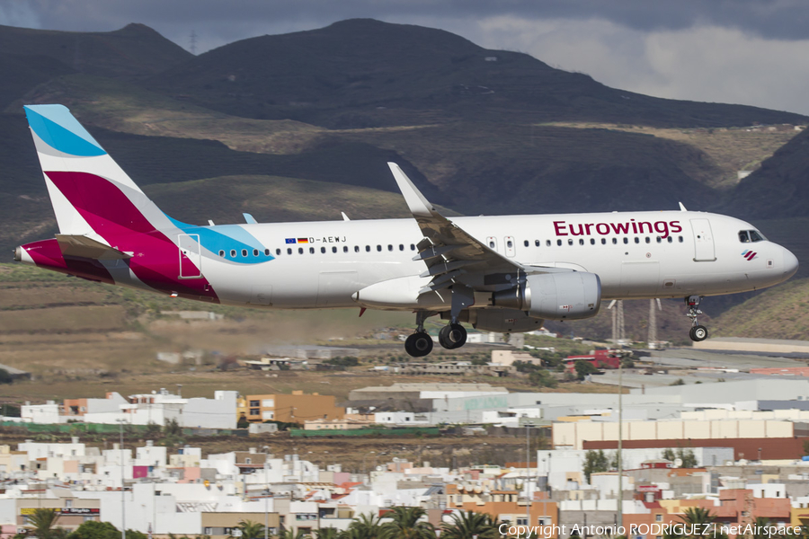 Eurowings Airbus A320-214 (D-AEWJ) | Photo 130027