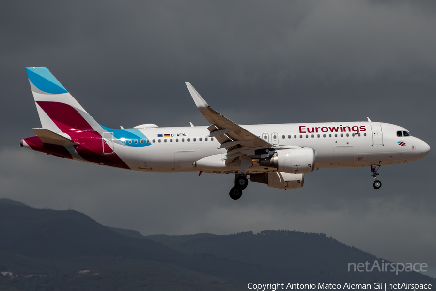 Eurowings Airbus A320-214 (D-AEWJ) | Photo 626110
