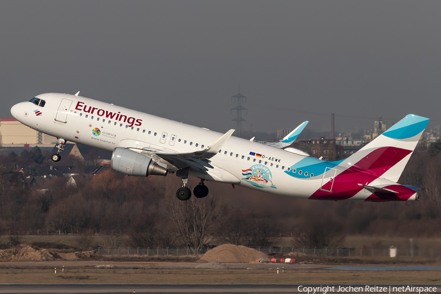 Eurowings Airbus A320-214 (D-AEWK) | Photo 294645