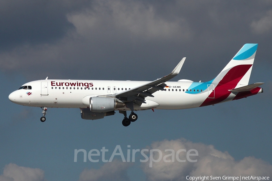 Eurowings Airbus A320-214 (D-AEWK) | Photo 170087