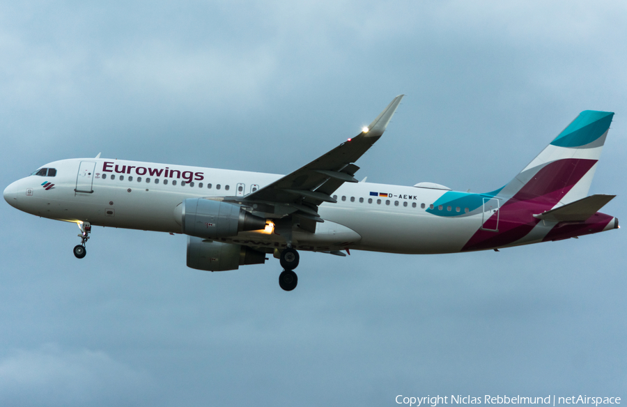 Eurowings Airbus A320-214 (D-AEWK) | Photo 228879