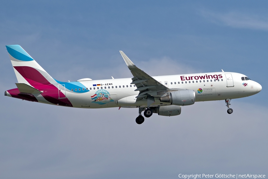 Eurowings Airbus A320-214 (D-AEWK) | Photo 309093