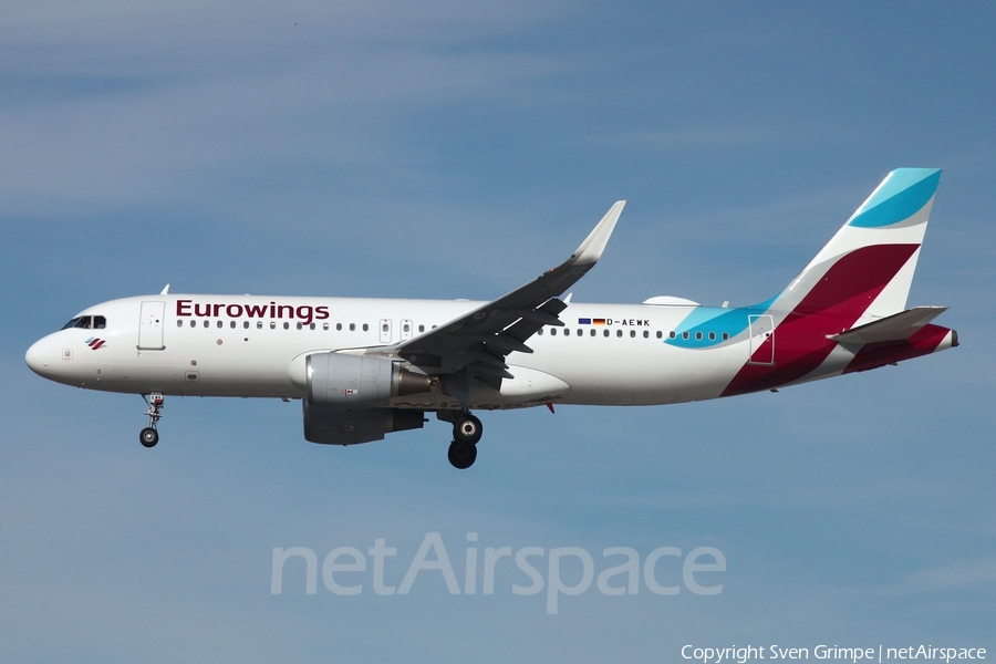 Eurowings Airbus A320-214 (D-AEWK) | Photo 451543