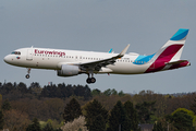 Eurowings Airbus A320-214 (D-AEWK) at  Hamburg - Fuhlsbuettel (Helmut Schmidt), Germany