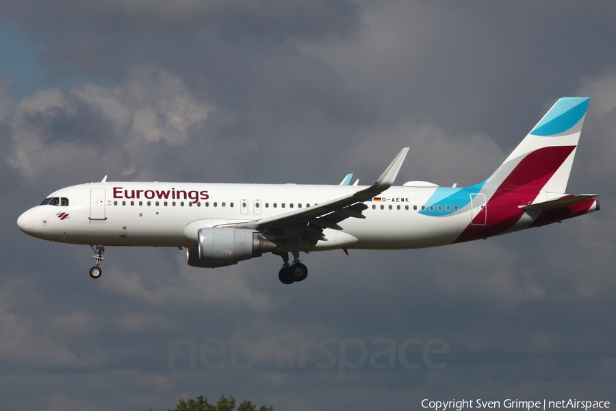 Eurowings Airbus A320-214 (D-AEWK) | Photo 529648