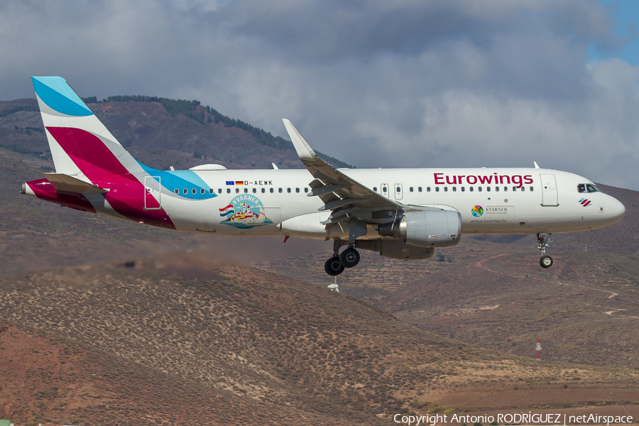 Eurowings Airbus A320-214 (D-AEWK) | Photo 353963