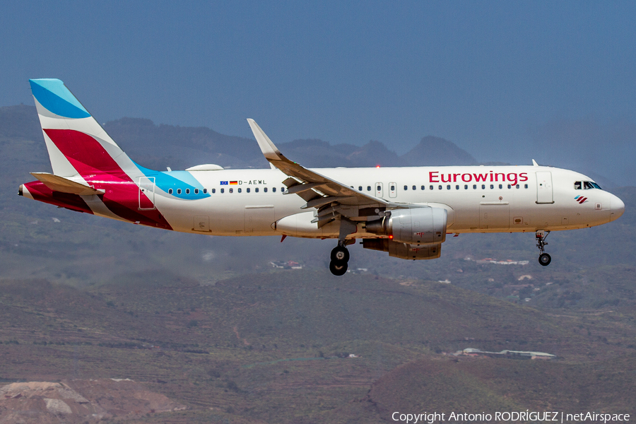 Eurowings Airbus A320-214 (D-AEWL) | Photo 440501