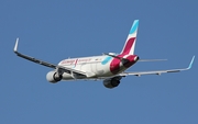 Eurowings Airbus A320-214 (D-AEWM) at  Hamburg - Fuhlsbuettel (Helmut Schmidt), Germany