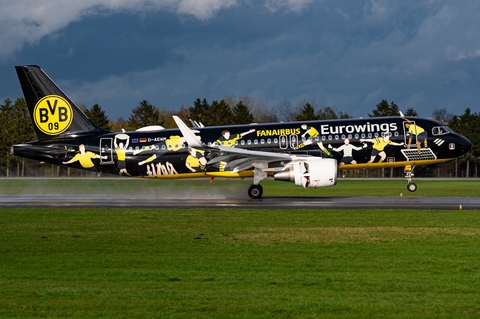 Eurowings Airbus A320-214 (D-AEWM) at  Hamburg - Fuhlsbuettel (Helmut Schmidt), Germany