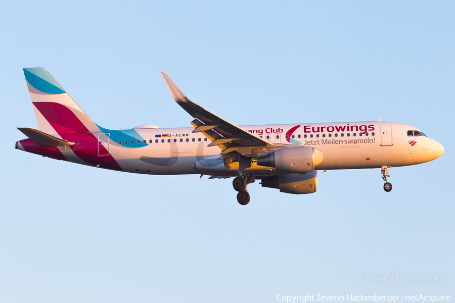 Eurowings Airbus A320-214 (D-AEWM) | Photo 226240