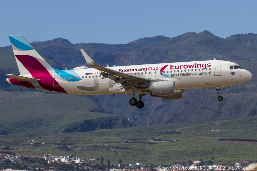 Eurowings Airbus A320-214 (D-AEWM) | Photo 279188