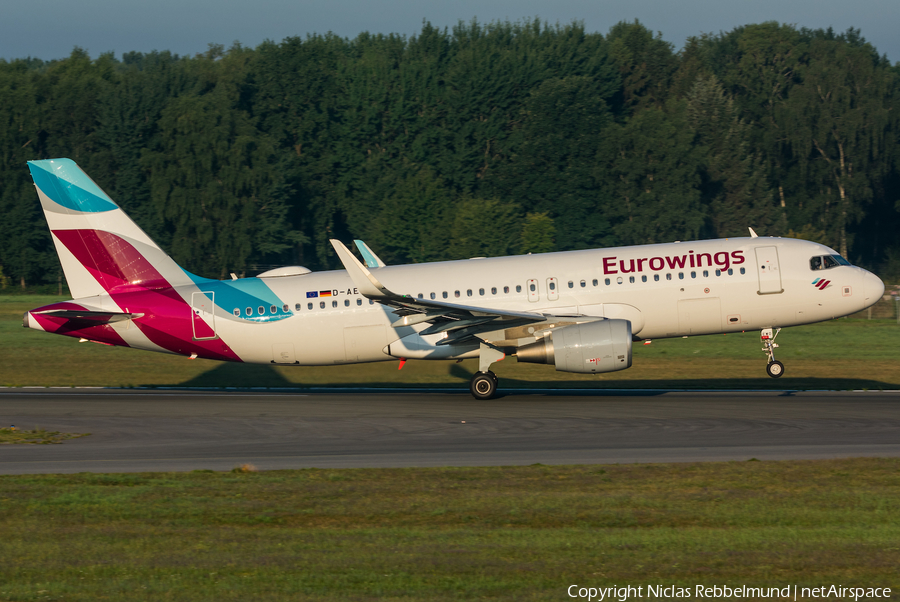 Eurowings Airbus A320-214 (D-AEWO) | Photo 254823