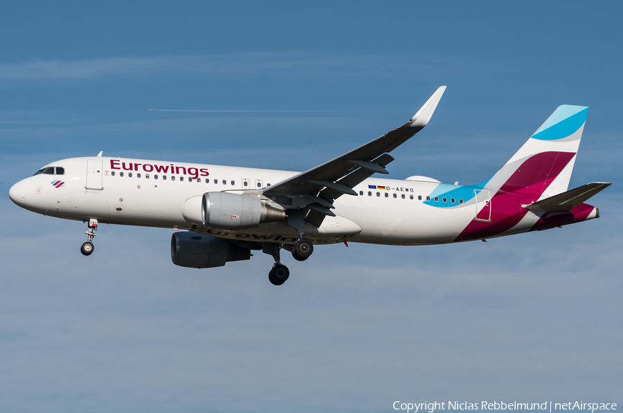 Eurowings Airbus A320-214 (D-AEWO) | Photo 267673