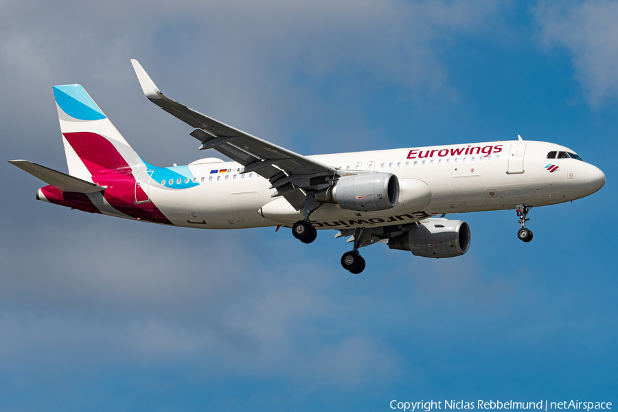 Eurowings Airbus A320-214 (D-AEWO) | Photo 524065