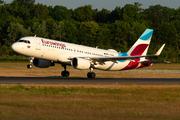 Eurowings Airbus A320-214 (D-AEWO) at  Hamburg - Fuhlsbuettel (Helmut Schmidt), Germany