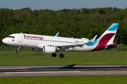 Eurowings Airbus A320-214 (D-AEWO) at  Hamburg - Fuhlsbuettel (Helmut Schmidt), Germany