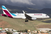 Eurowings Airbus A320-214 (D-AEWO) at  Gran Canaria, Spain