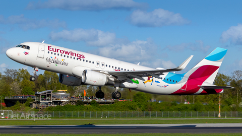 Eurowings Airbus A320-214 (D-AEWP) at  Hamburg - Fuhlsbuettel (Helmut Schmidt), Germany