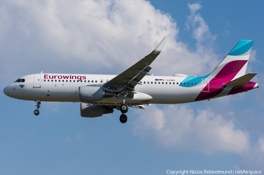 Eurowings Airbus A320-214 (D-AEWQ) | Photo 255924